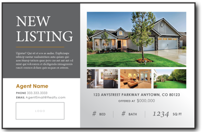 Jumbo Postcard Just Listed A4 Jumbo Postcard Just Listed A4