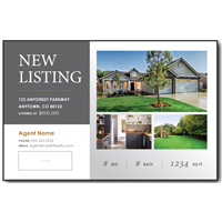 Jumbo Postcard Just Listed A3 Jumbo Postcard Just Listed A3