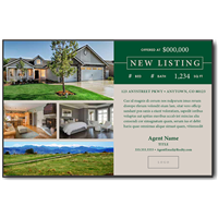 Jumbo Postcard Just Listed C3 Jumbo Postcard Just Listed C3